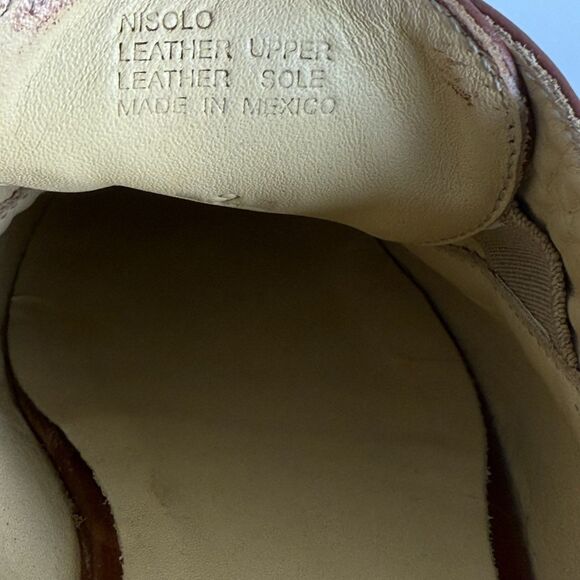 Nisolo Emma D'Orsay Oxford Loafers Shoes Slip On Flats Brandy Chestnut Womens 9 - Picture 11 of 14